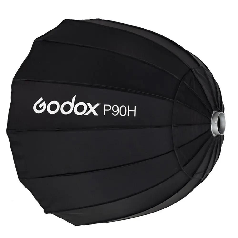 Портативный параболический софтбокс Godox P120L 120 см с креплением Bowens для студийная