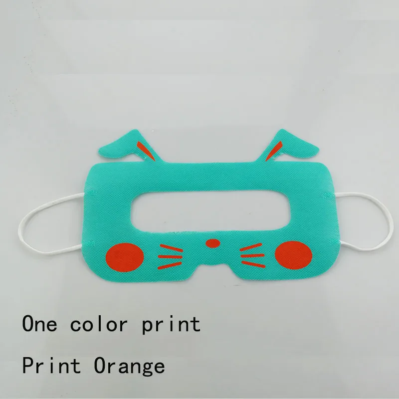 100pcs Print lovely rabbites Universal VR Sanitary eyes Mask for Vive/ PS VR/ Gear Oculus Rift pad | Электроника