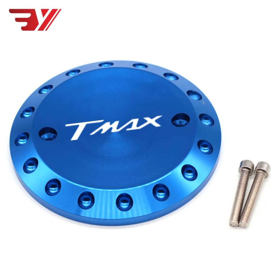 big blue BYSPRINT Мотоцикл CNC алюминиевый карбоновый Двигатель Защитная крышка статора для YAMAHA TMAX 530 t-max 530 2012 - Цвет: big blue