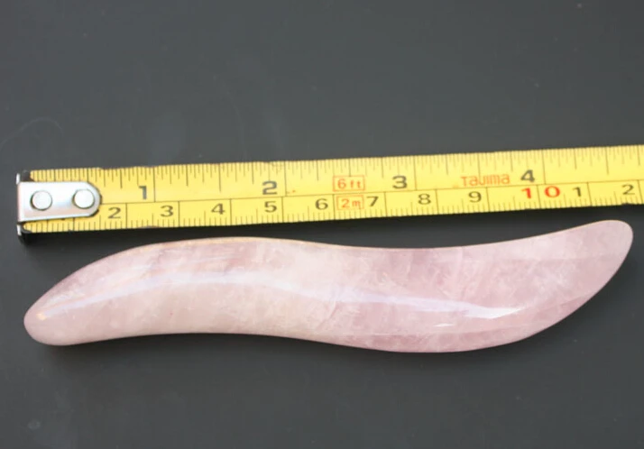 2 шт. натуральный розовый КВАРЦЕВЫЙ Массажная палочка для тела лица reiking healing