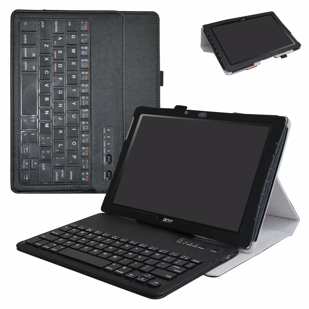 2в1 съемный чехол с клавиатурой Bluetooth для планшета acer Iconia One 10(B3-A40) 10,1 дюймов