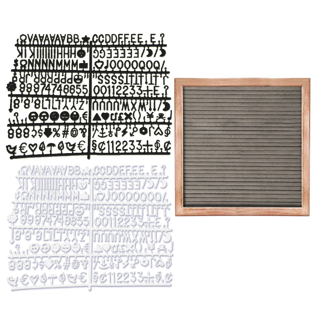 Medium Gray Мода 10x10 дюймов Войлок со сменными буквами доска сообщение панель домашний Ресторан украшения - Цвет: Medium Gray