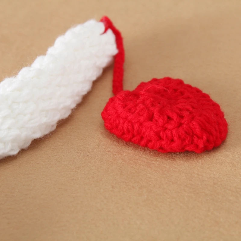 2018 Baby Christmas Hap Newborn Infant Handmade Photography Prop Hot Sale 0-6M Girls Boys Beanie Crochet Cap Knitted Santa Hat | Мать и