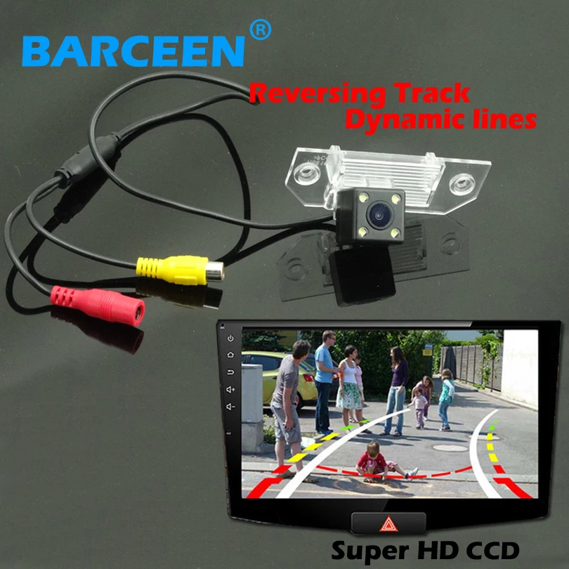 

170 wide lens angle original car rear Dynamic track line car rear reversing camera suitable for Ford-focus sedan