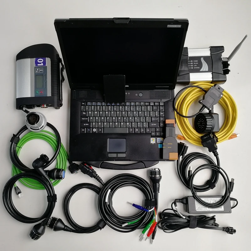 

Wifi Icom next and MB Star C4 SD 4 with Latest Software in 1TB SSD and used CF-52 CF52 4G for Auto Diagnostic Tool