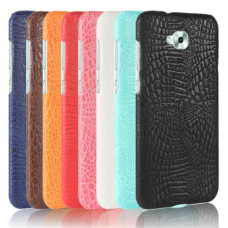 For Asus ZenFone Live ZB553KL Case Luxury PU Leather Hard Plastic Back Cover Phone ZB 553KL |