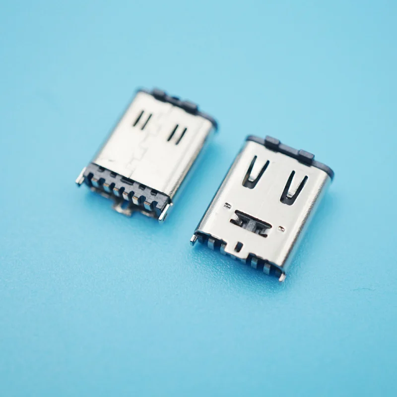 30 шт./лот вертикальный разъем USB 3 1 SMT 24Pin пластина 180 градусов Тип C с