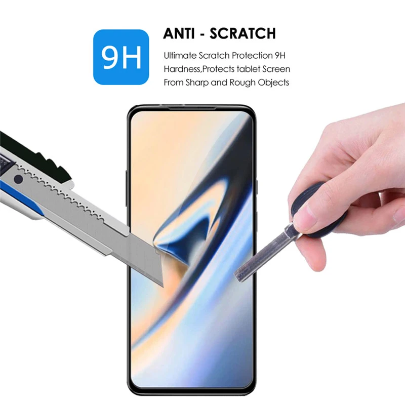 3D изогнутое закаленное стекло для Oneplus 7 Pro полное покрытие экрана Защитная пленка