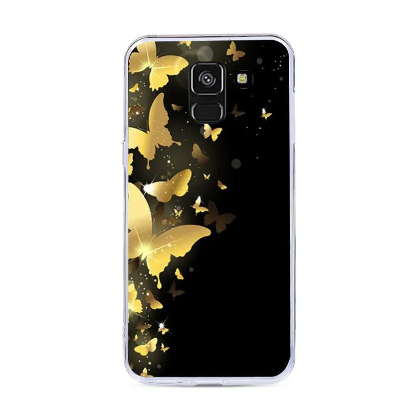 Painting Case For Samsung Galaxy A8 2018 A530 Soft TPU Silicone Back Phone Cases A5 A7 A6 Plus Cover |