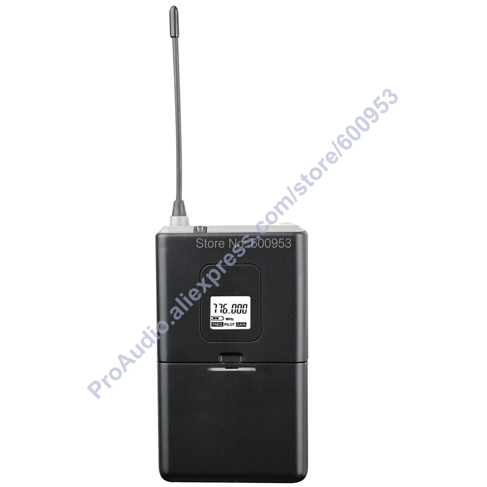 MICWL аудио M400-4B UHF 4x100 канальный цифровой беспроводной 4 Карманный микрофон с