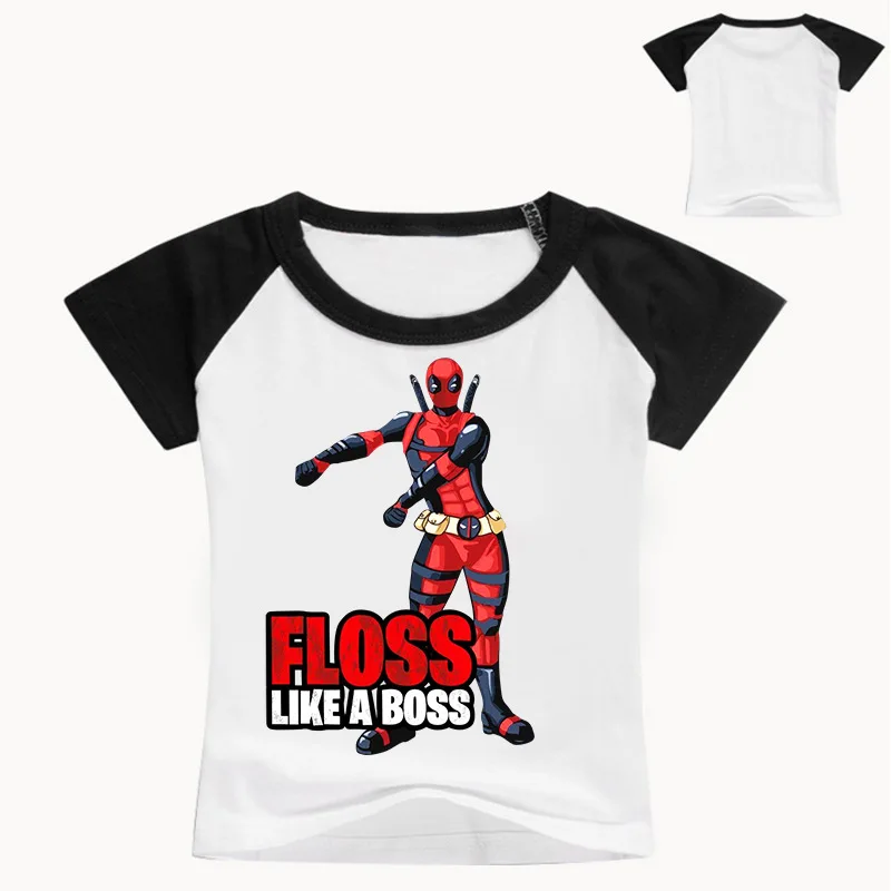 Футболки для мальчиков с надписью LIKE A BOSS летние топы футболки коротким рукавом