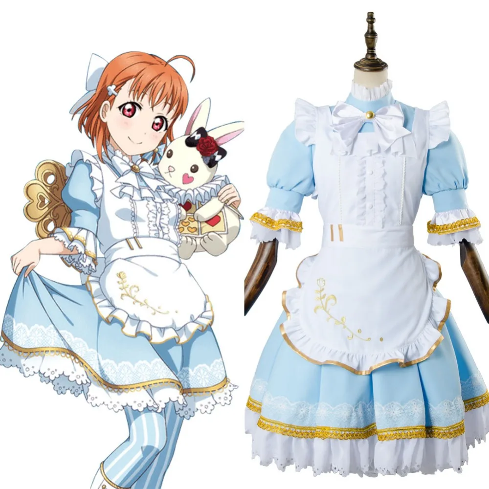 Love Live! Костюм Алисы для костюмированной вечеринки акурс Чика таками костюм