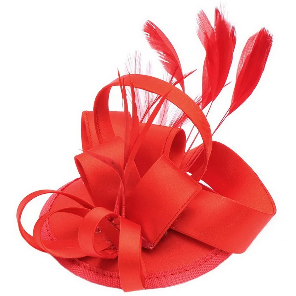 Вуалетка ободки головные уборы перья для женщин чайной вечеринки свадьбы Дерби