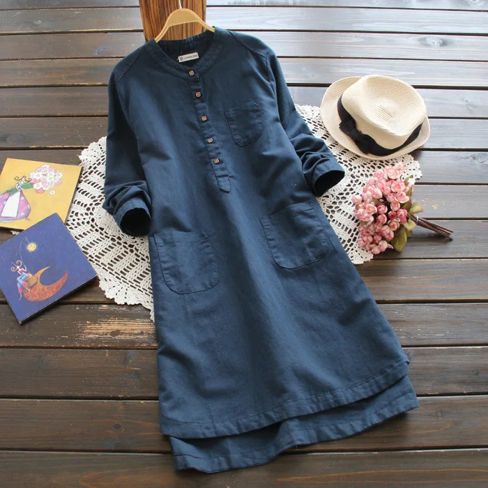 2018 Весна Большие размеры женская одежда белая льняная блузка рубашка пуловер