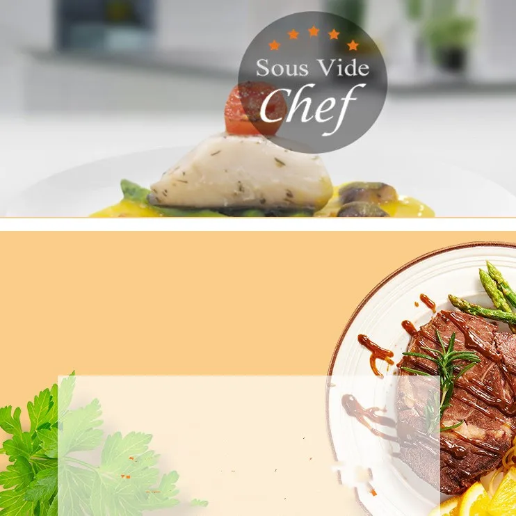 Slow Sous Vide пищевая плита 1000 Вт Мощный циркулятор погружения ЖК дисплей цифровой