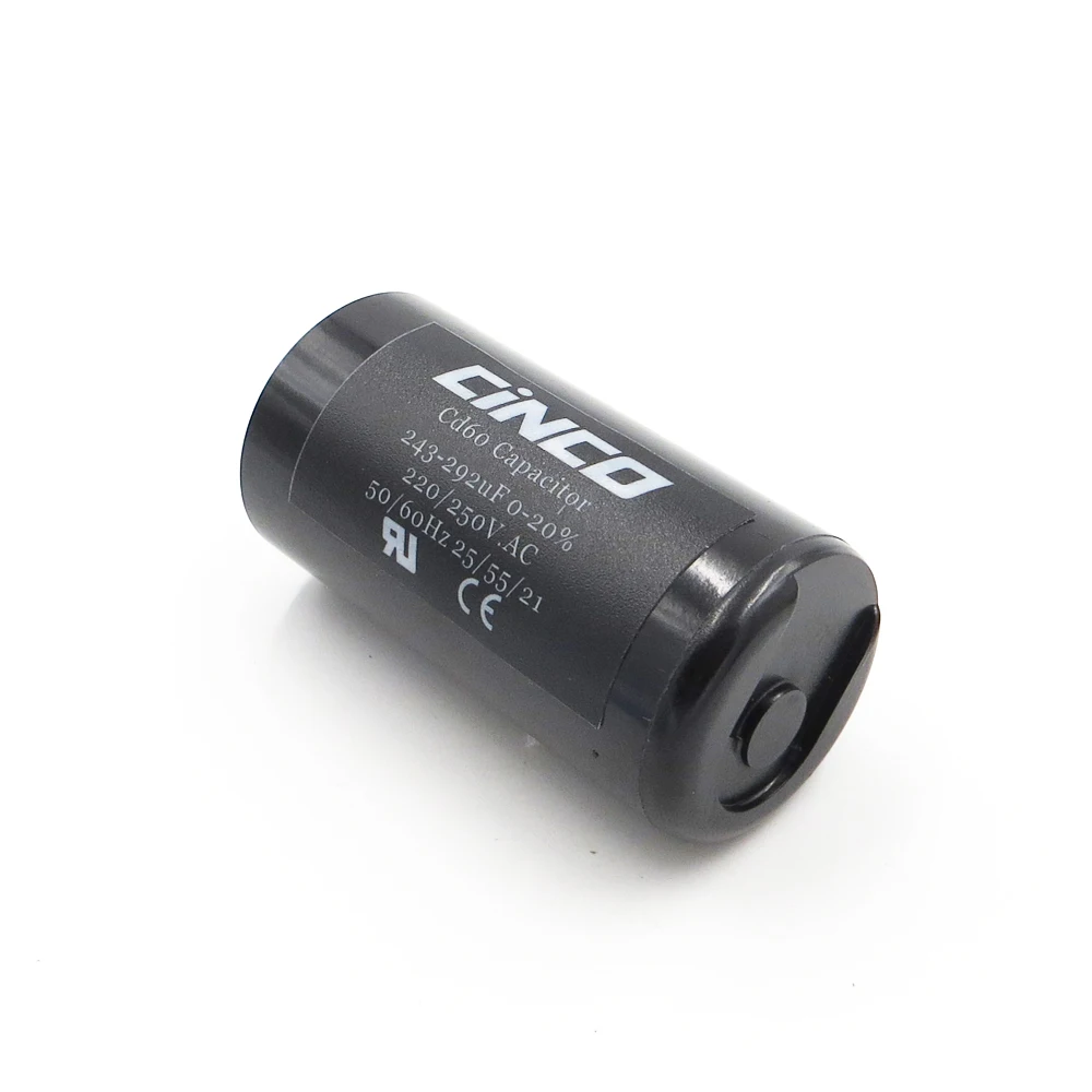 243 292MFD 220 V 250 275 CD60 пусковые конденсаторы двигателя RV запуск ing 292 mf uf компрессор HVAC