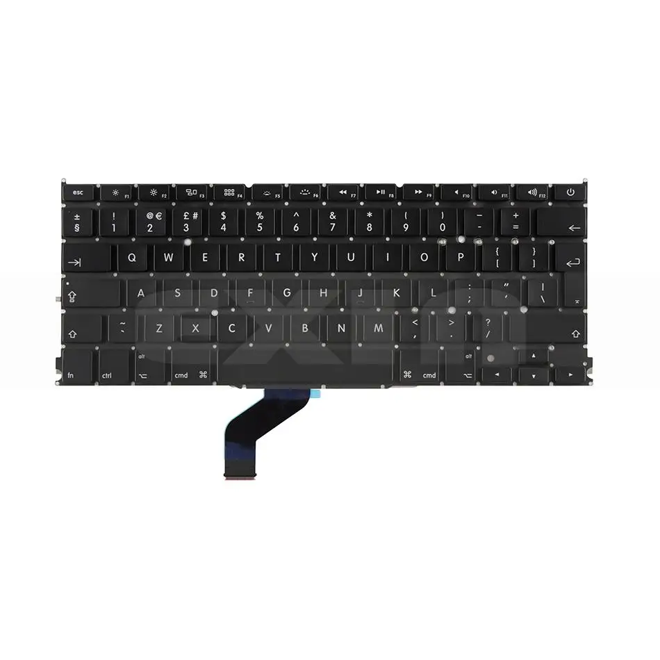 Для Apple Macbook Pro retina 1" A1425 британский английский клавиатура с Подсветка Замена 2012 2013 год