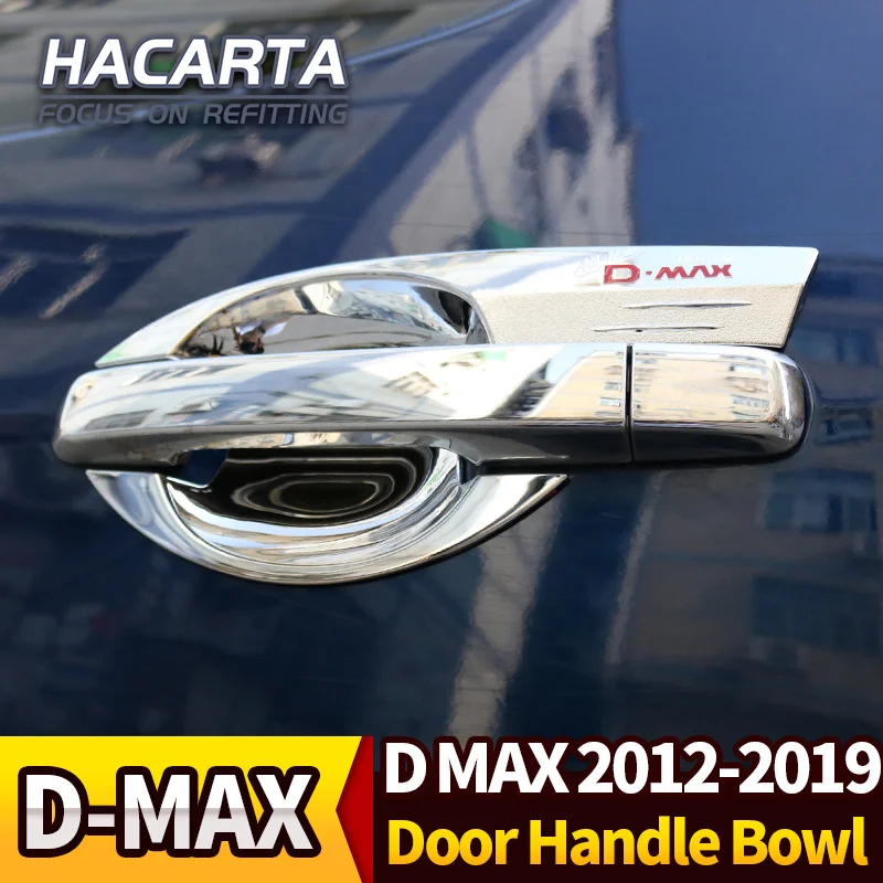 Подходит для 2012 2019 ISUZU d max ABS дверная ручка Чаша хромированная крышка D MAX