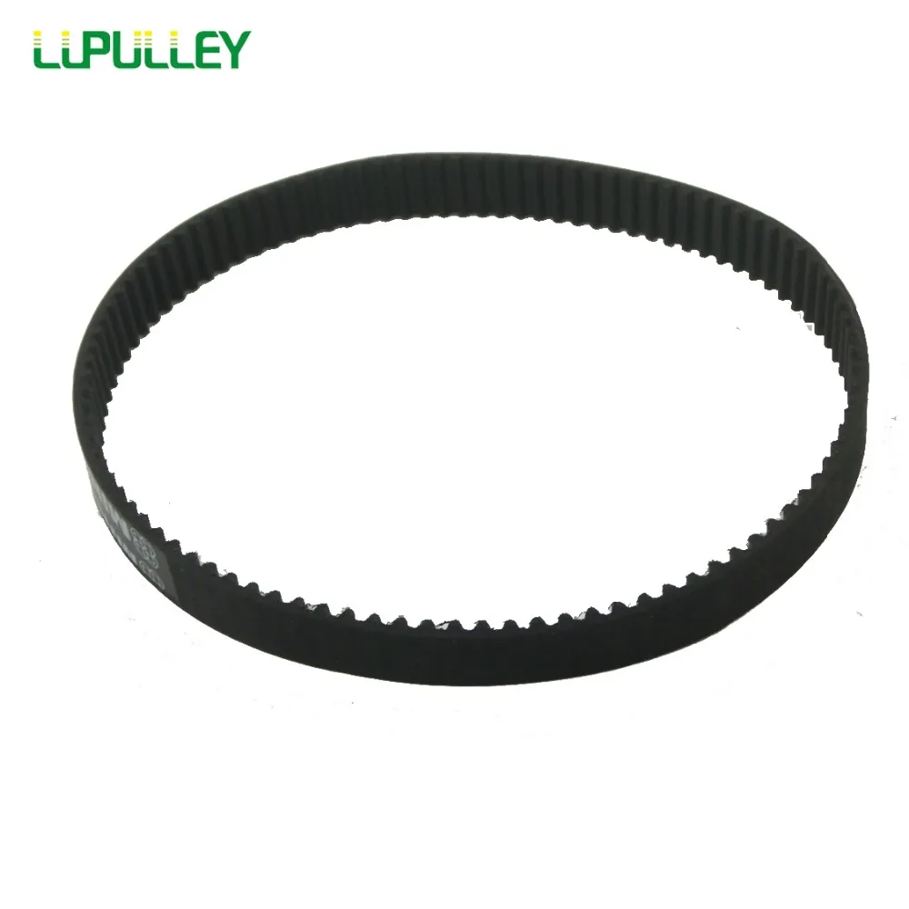 

LUPULLEY S3M Timing Belt Black Rubber Transmission Belt Width 10/15mm S3M465/486/501/504/507/510/519/522/537/564/570 for CNC
