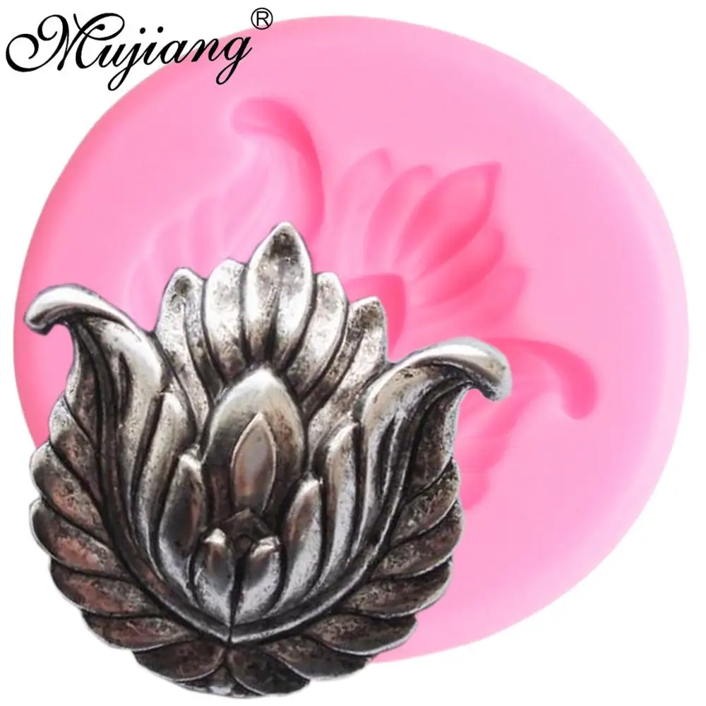 Силиконовые формы Lotus Tulip Полимерная глина смола для мыла и свечи конфеты