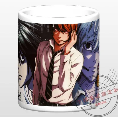 Новый тетрадь смерти Yagami светильник Керамика Кофе белая чашка на триста двадцать