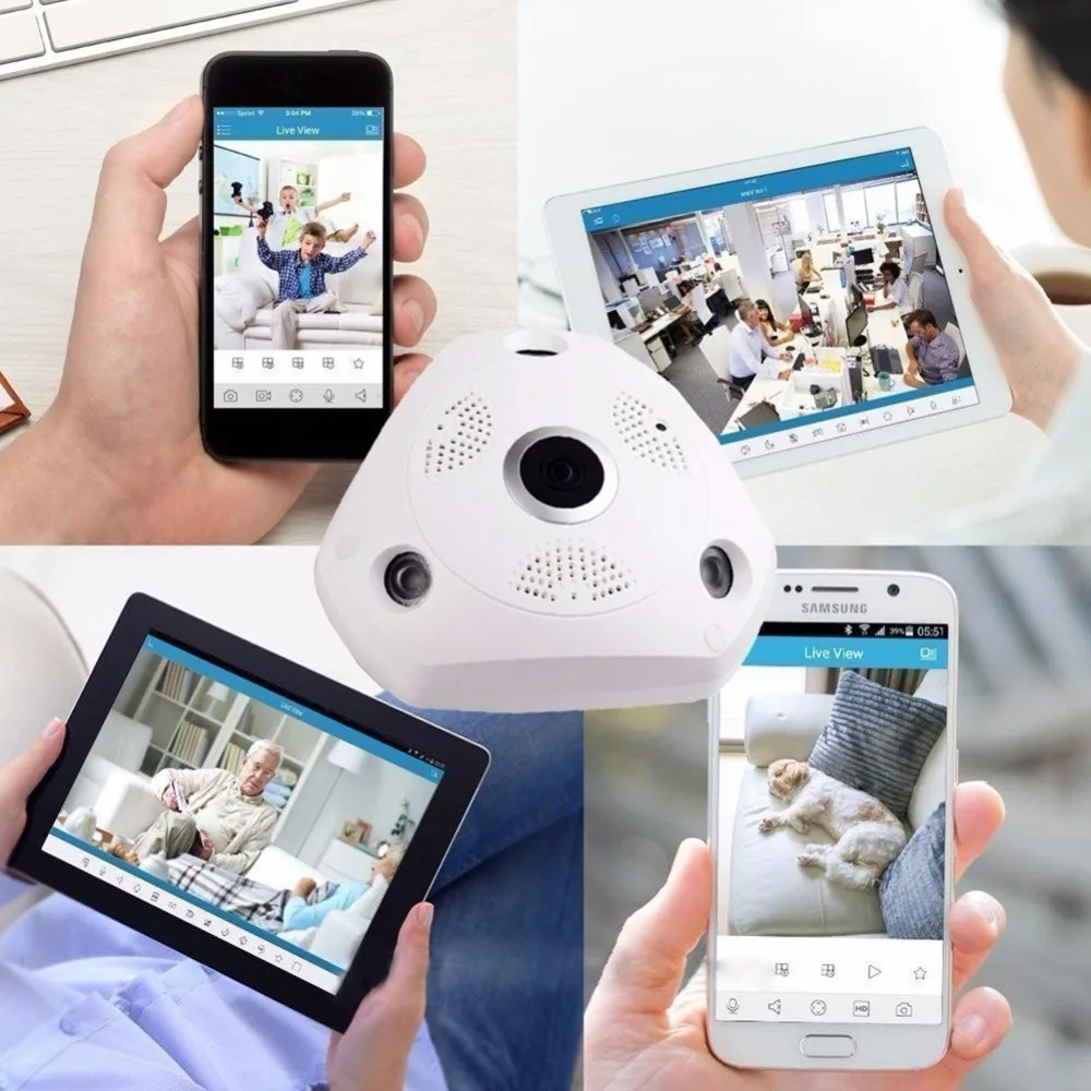 360 градусов рыбий глаз Wifi IP мини-камера 960P HD маленький внутренний P2P микро DV DVR камера датчик движения видеокамера Поддержка TF карта