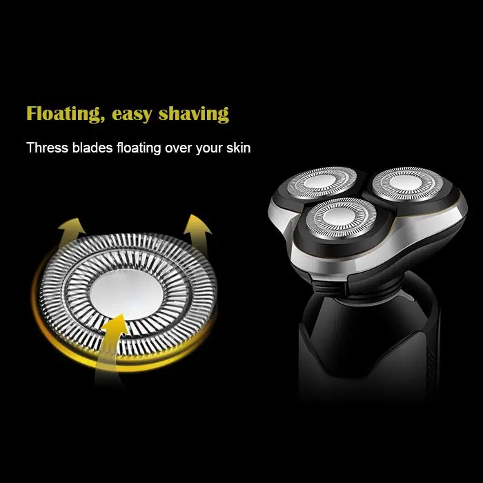Kemei 4 in1 моющиеся 4D электробритва перезаряжаемая Машинка для удаления волос в носу