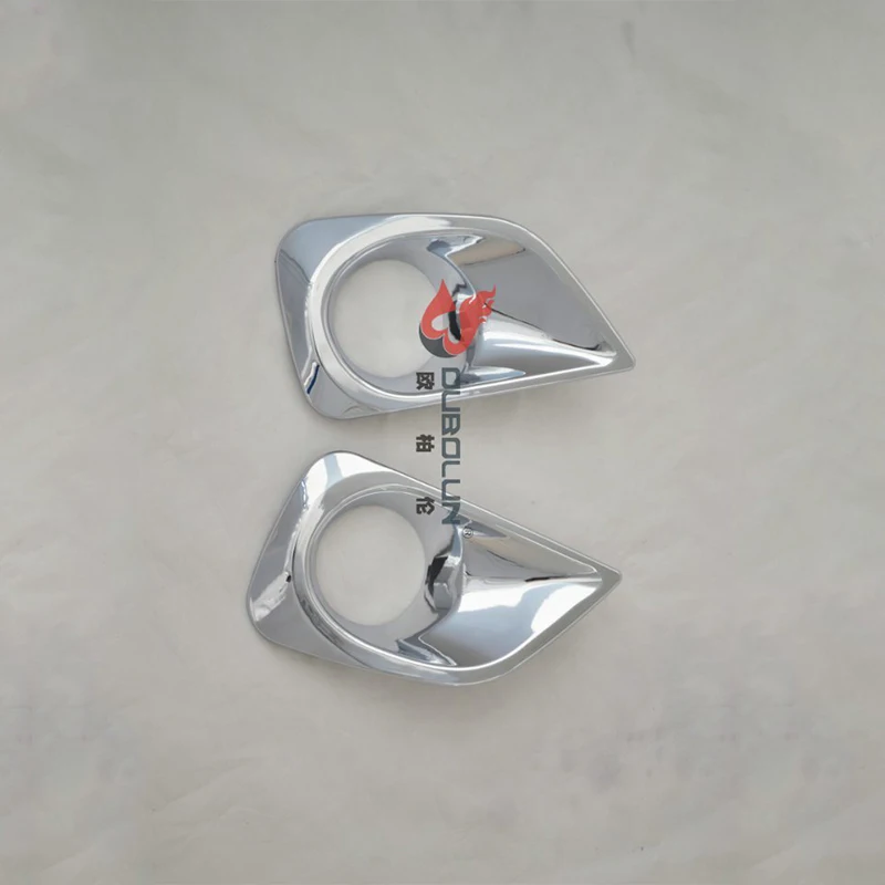 Car Accessories Exterior Decoration ABS Chrome Front Fog Lamp Light Cover Trims For Toyota Vios/Yaris Sedan 2014 Car-styling | Автомобили