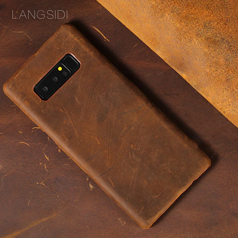 2018 новый для Samsung Galaxy J5 случае ручной роскоши из коровьей кожи задняя крышка