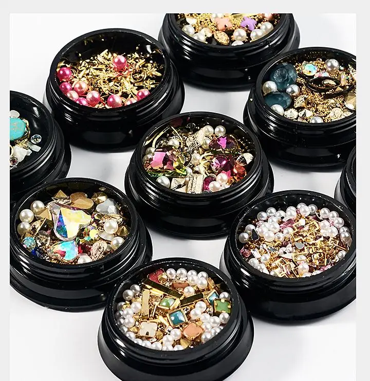 Популярный Стиль заклепки со звездами и луной смешанные с металлическим кольцом