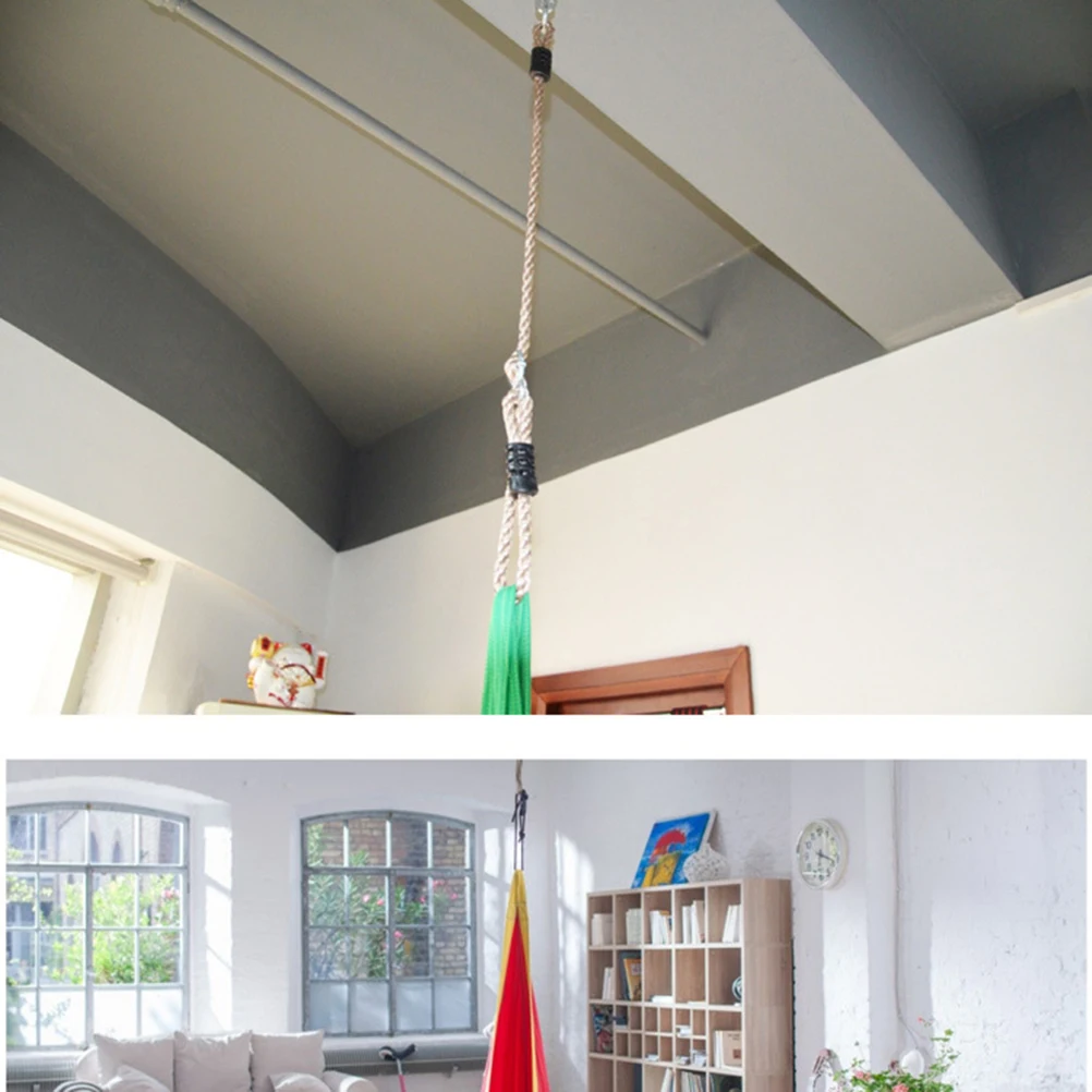 Комплект регулируемых подвесных ремней-качелей для детей 2 шт. уличная вешалка