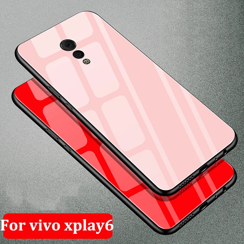 5 46 &quotдля vivo xplay6 чехол для телефона градиентный синий из закаленного стекла xplay 6