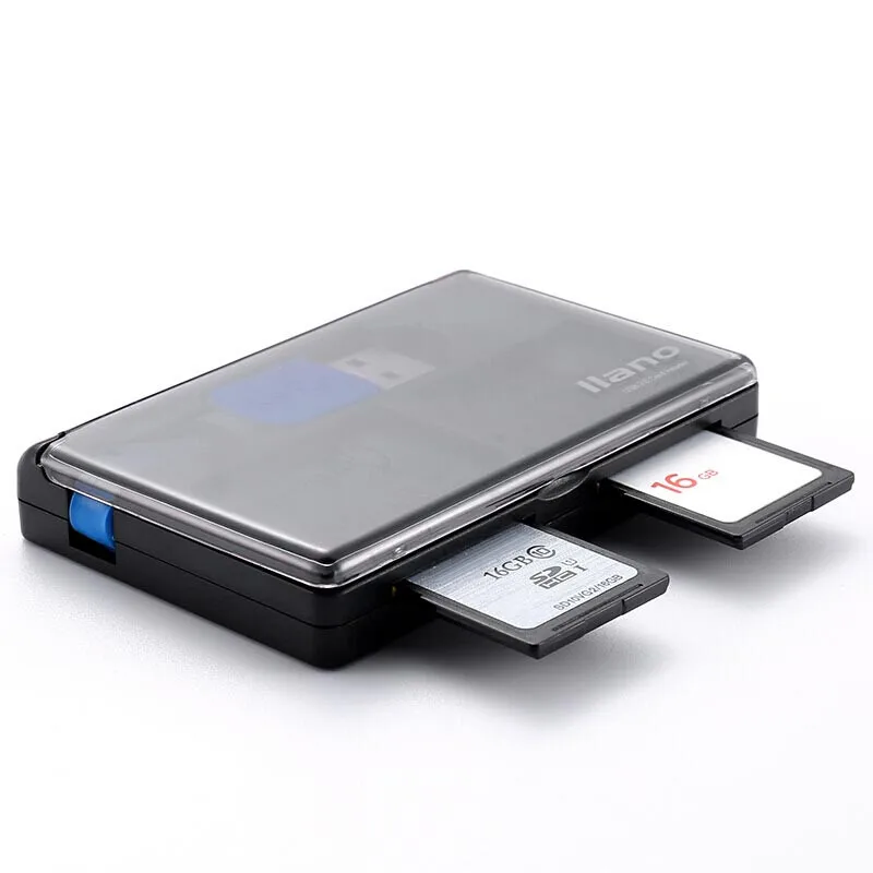 USB кард-ридер с коробкой для хранения TF SD Micro Card MMC 3 0 смарт-карт памяти флэш-память