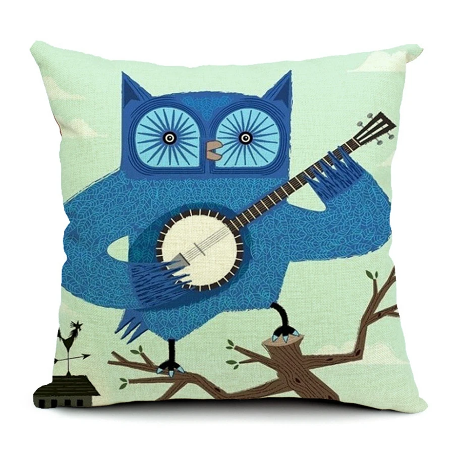 Горячая Распродажа наволочки творческий с принтом Сова Мультяшные герои новая
