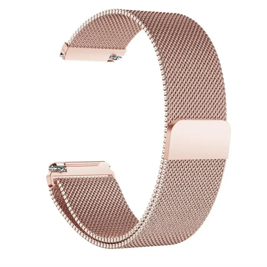 Rose Gold CARPRIE новая Миланская Магнитная Петля из нержавеющей стали ремешок для часов Garmin vivoactive 3 дропшиппинг 9 Aug - Цвет: Rose Gold