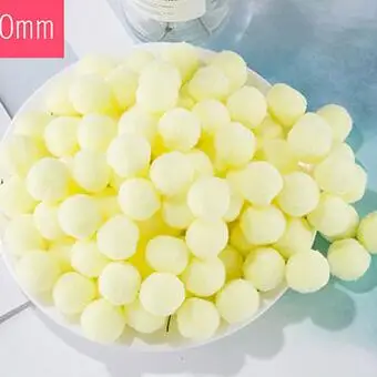 100 шт. 10/15/20/25 мм Мини пышная Нижняя Pom Poms помпонами ручной работы для детей игрушки свадебный Декор DIY товары для шитья и рукоделия
