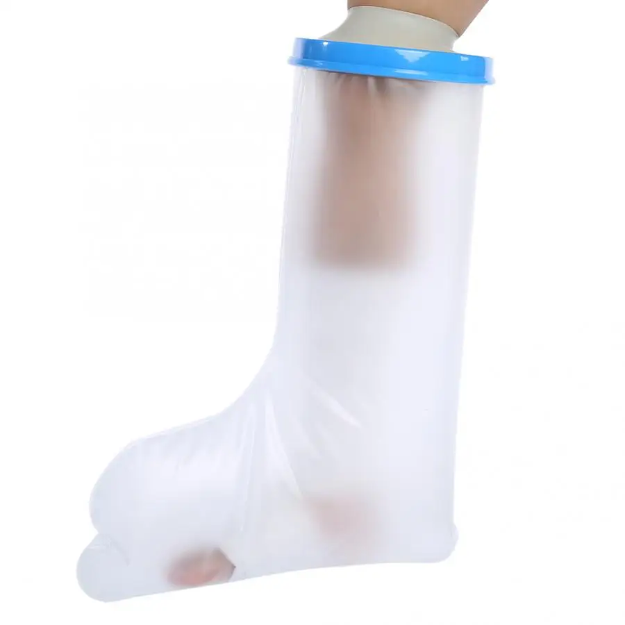 Защита для ног, водонепроницаемая гипсовая повязка, защита для ран, трещина, телячья Крышка для детей, бандаж для душа, поддерживающее средство по уходу за ногами