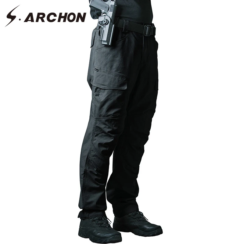 S.ARCHON мужские военные тактические брюки SWAT армейские карго весенне осенние