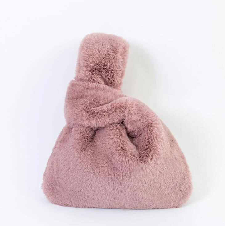 dark pink AIMIYOUNG женский дневной клатч из искусственного меха, сумки через плечо для женщин, сумки-мессенджеры, сумки через плечо, сумки Bolsa Feminina Bolsos Mujer - Цвет: dark pink