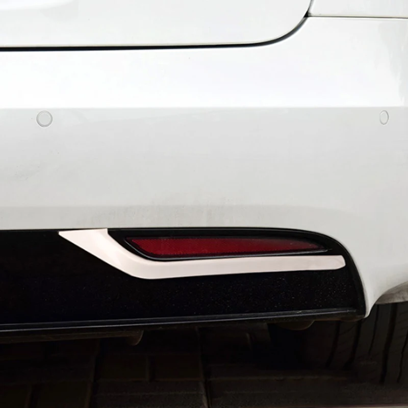 Modification Rear fog light frame decoration bright strip sequins for Tesla model S Car accessories | Автомобили и мотоциклы