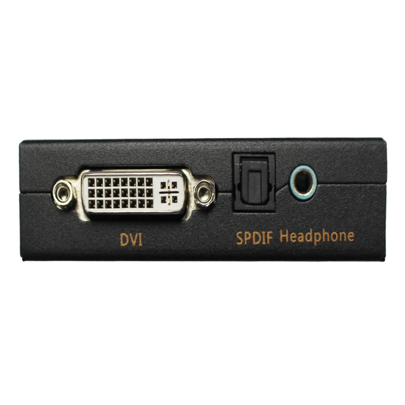 Wiistar HDMI к DVI SPDIF аудио видео конвертер Разъем адаптер Черный Бесплатная