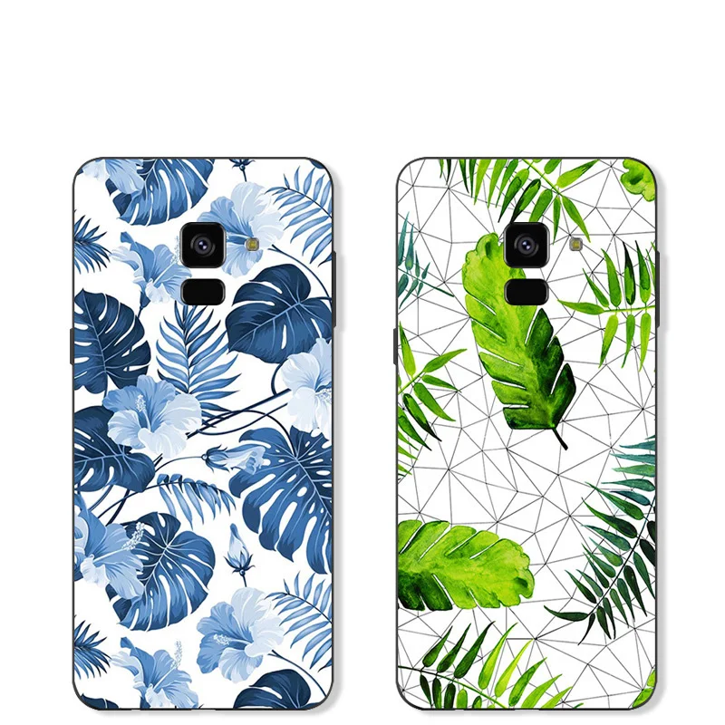 Чехол для Samsung Galaxy A8 2018 силиконовый чехол из ТПУ прозрачный мультяшный A 8 A530N чехлы