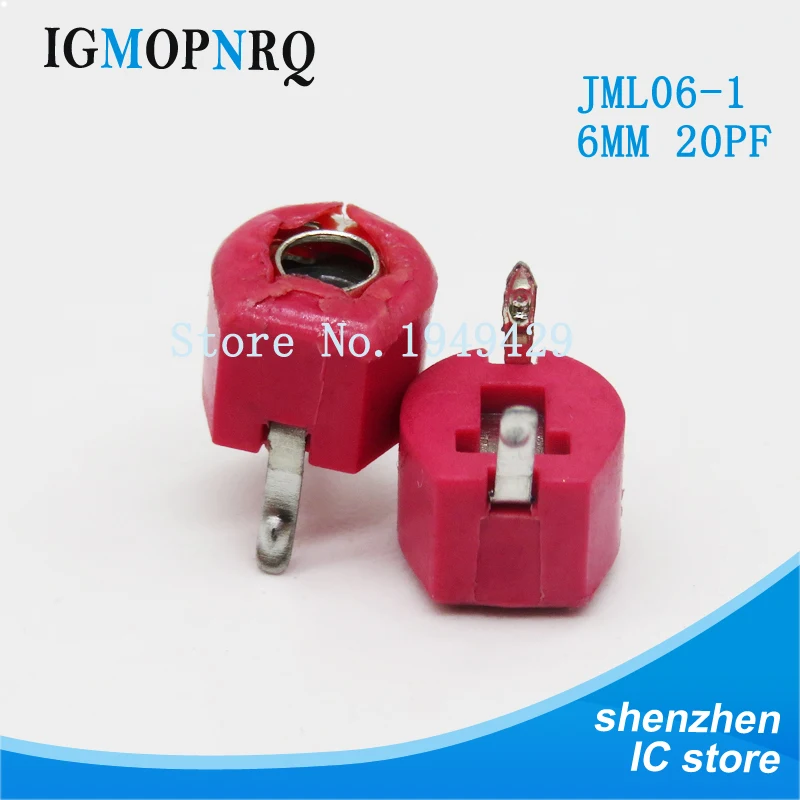 20 штук JML06-1 6 мм 5P 10P 20P 30P 40P 50P 60P 70P 120 триммер Регулируемый конденсатор с