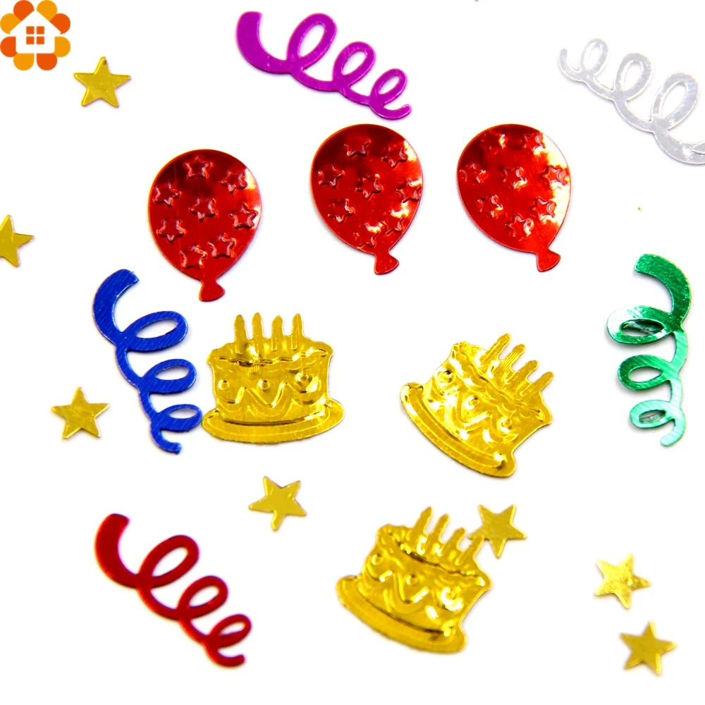 30 г/пакет с днем рождения блестящие конфетти пластиковое Дети День