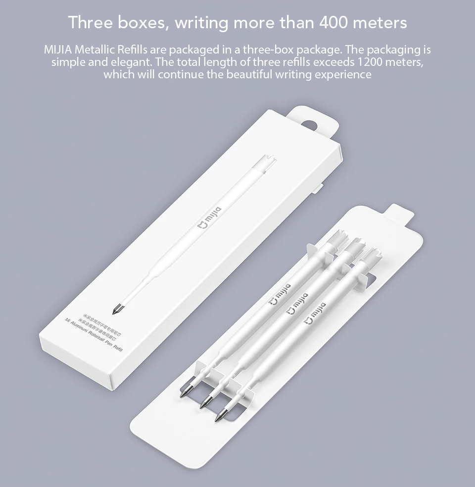 Xiaomi Mijia ручка PREMEC гладкий металл Швейцария заправка сплава ручки MiKuni Япония черные чернила 0,5 мм подписи Xiaomi