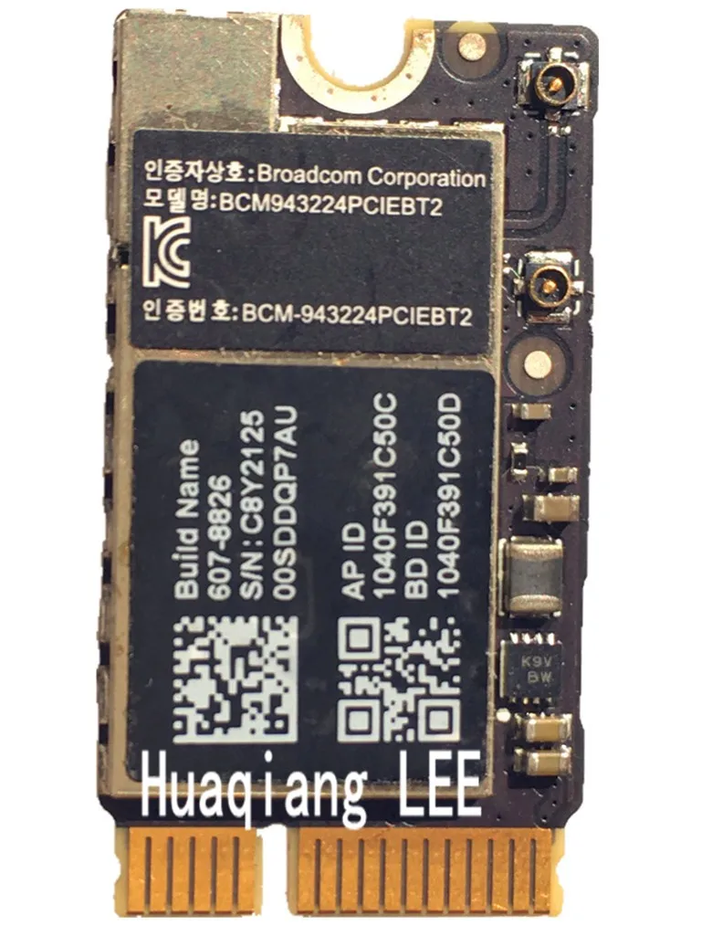 BCM943224PCIEBT2 для BOOKAIR A1370 A1369 607-6759 607-6769 607-8181 607-8826 беспроводная карта N и BLUETOOTH |