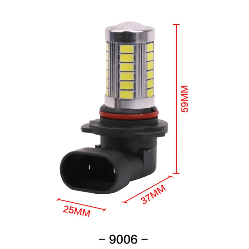 Автомобильный светодиодный противотуманный светильник 9006 HB4 5630 33 SMD поворот