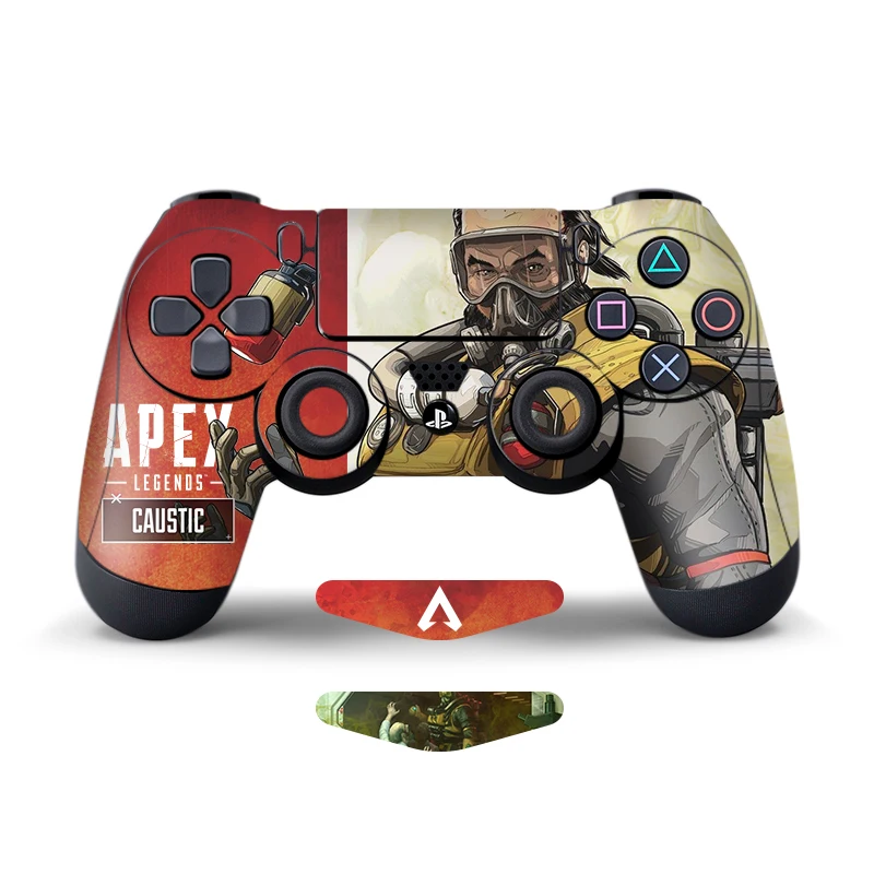 Data Frog 2Pcs Stickers For Apex Legends Controller Skins For Sony PlayStation4 Game Controller For PS4 Slim Pro Stickers