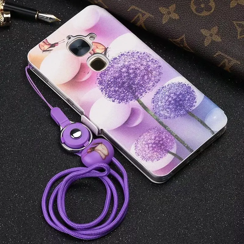 Cute Painted Flip Wallet Stand Leather Case For LeEco LeTV Le S3 X626 X522 2 X526 X520 X620 Back Cover Cases | Мобильные телефоны и