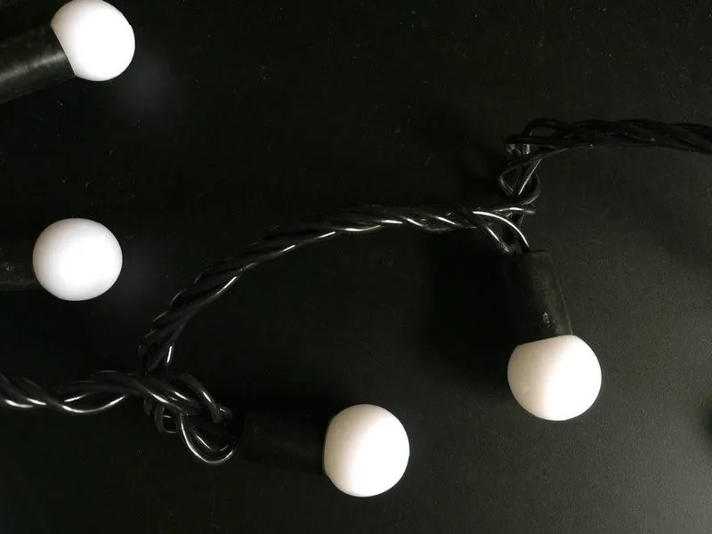 6 м 40LED шар Фея светильник EU Plug 220V соединчющаяся между собой краевая заглушка
